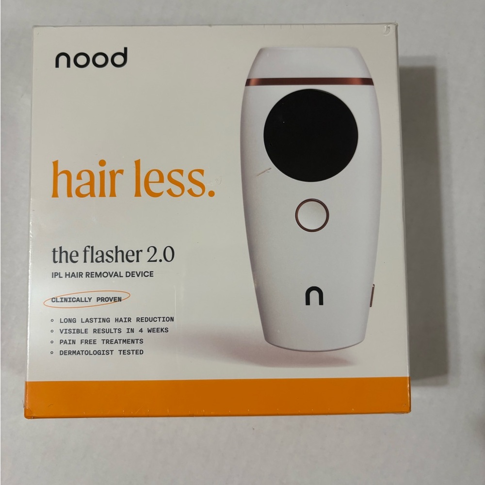 NIB $199 nood the flasher 2.0 IPL hair removal device New